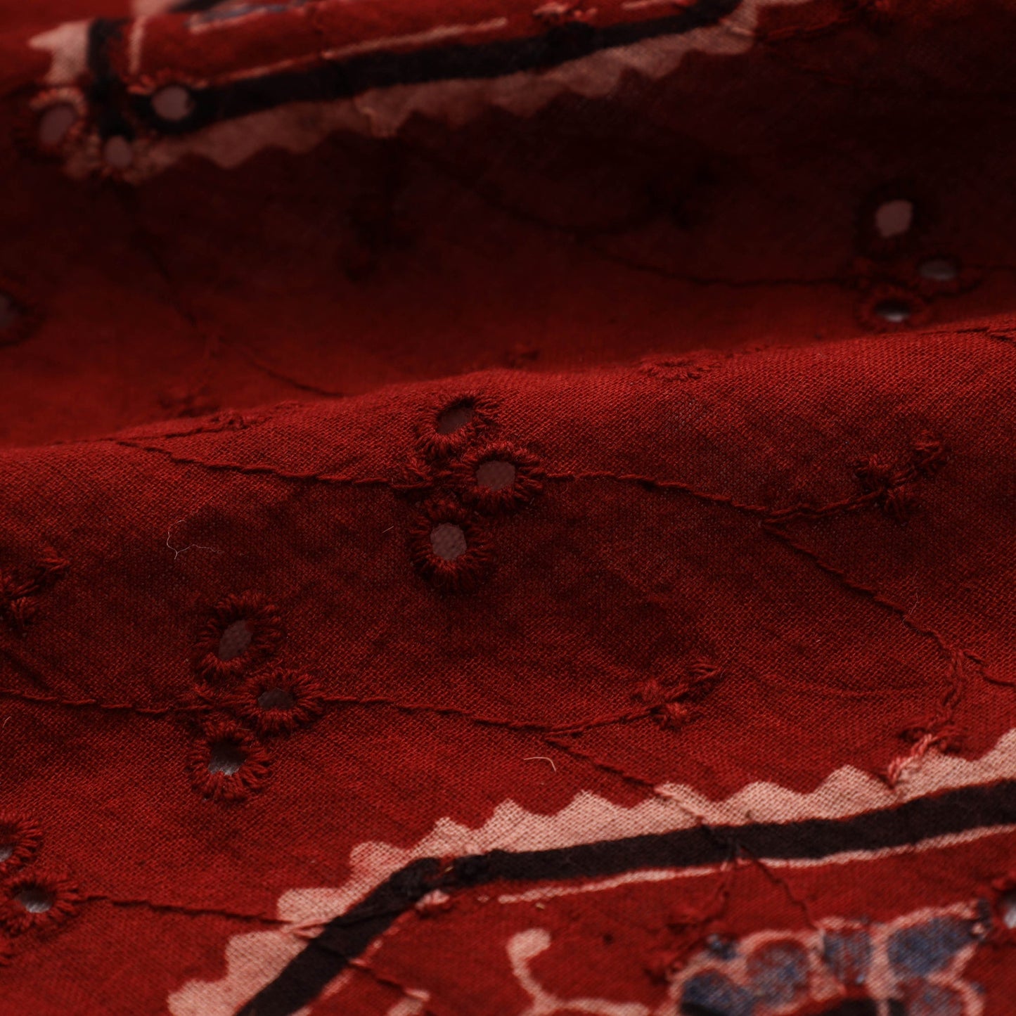 Hakoba natural dyed cotton fabric 02 - handcrafted