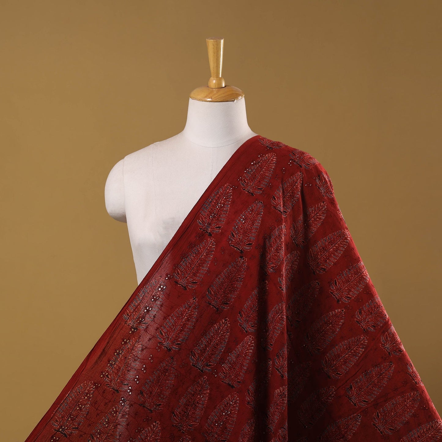 Hakoba natural dyed cotton fabric 04 - handcrafted