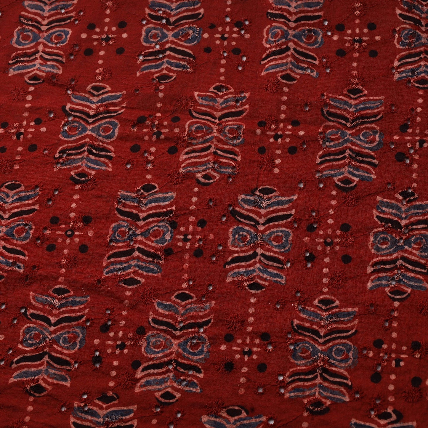 Hakoba natural dyed cotton fabric 06 - handcrafted