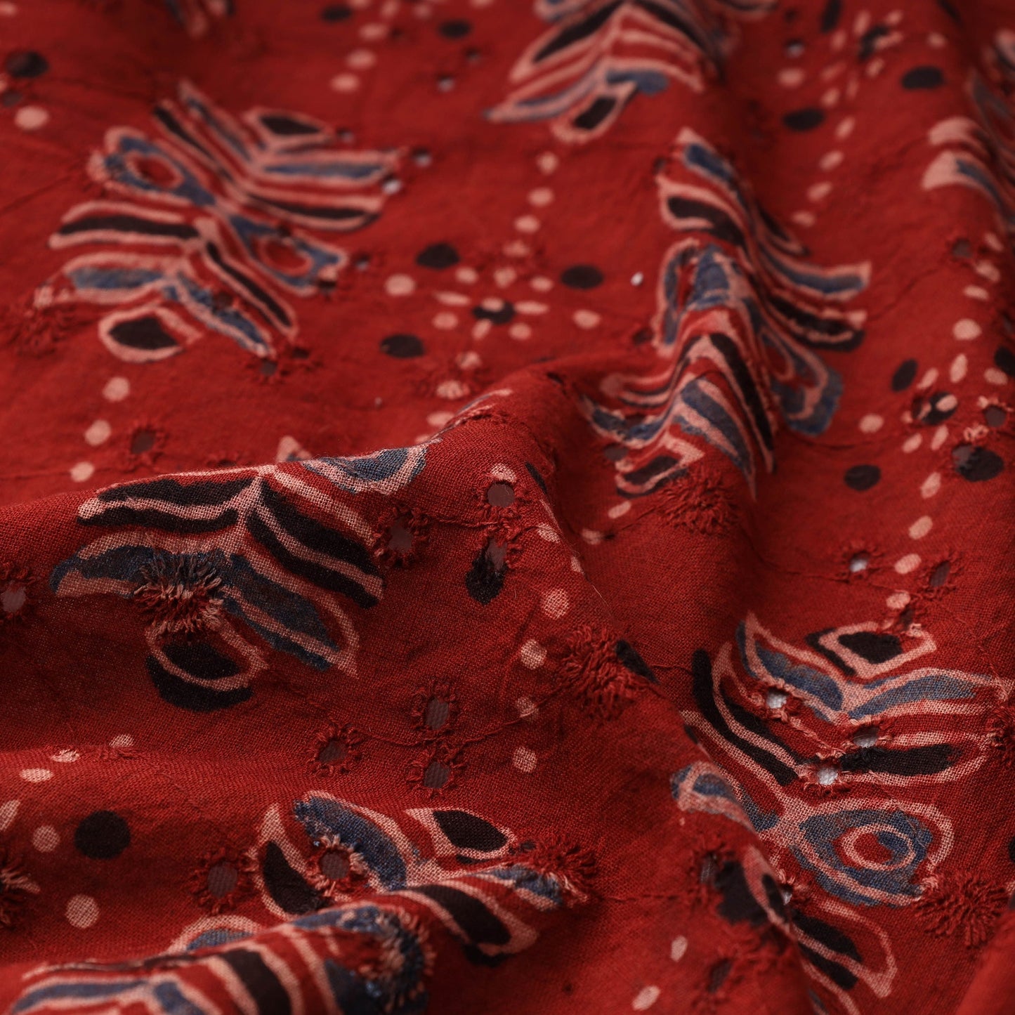 Hakoba natural dyed cotton fabric 06 - handcrafted