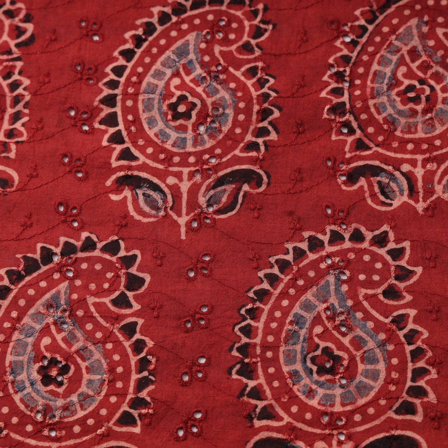 Hakoba natural dyed cotton fabric 27 - handcrafted