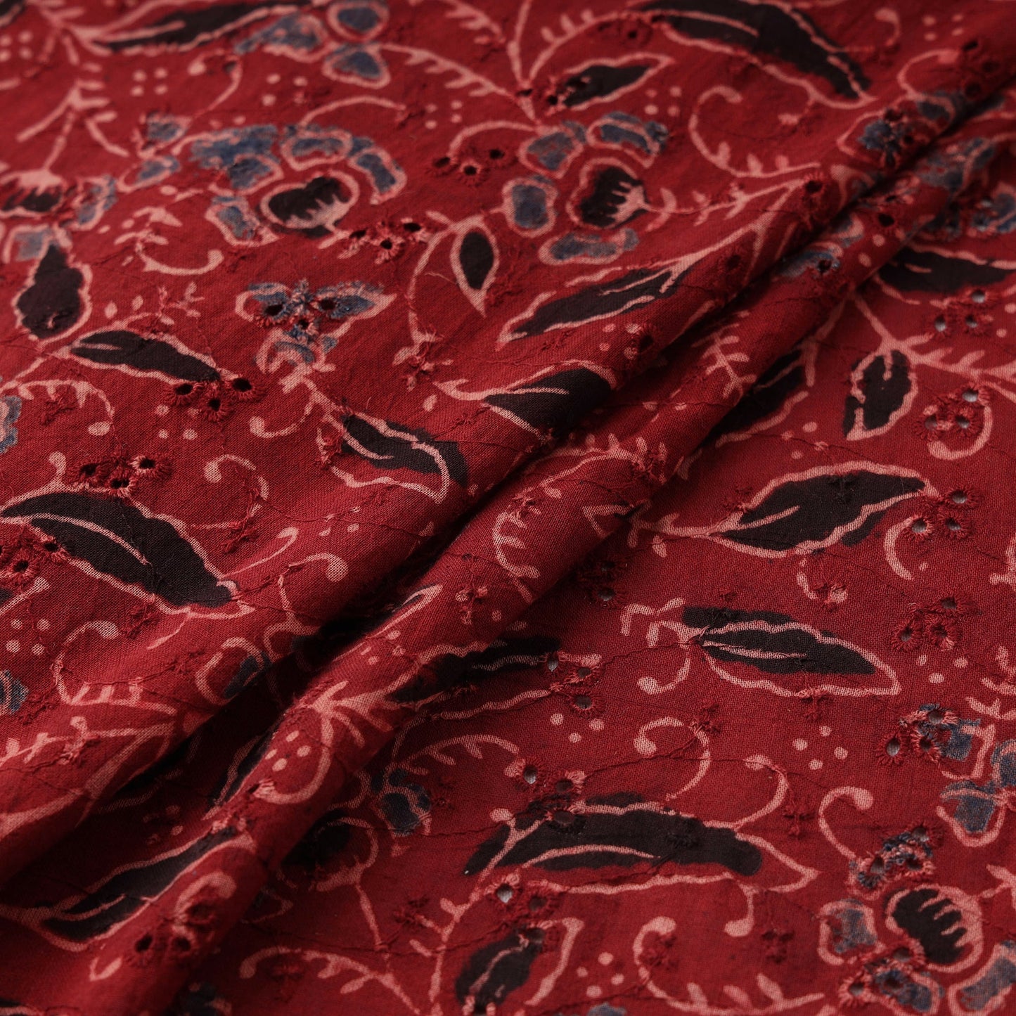 Hakoba natural dyed cotton fabric 29 - handcrafted