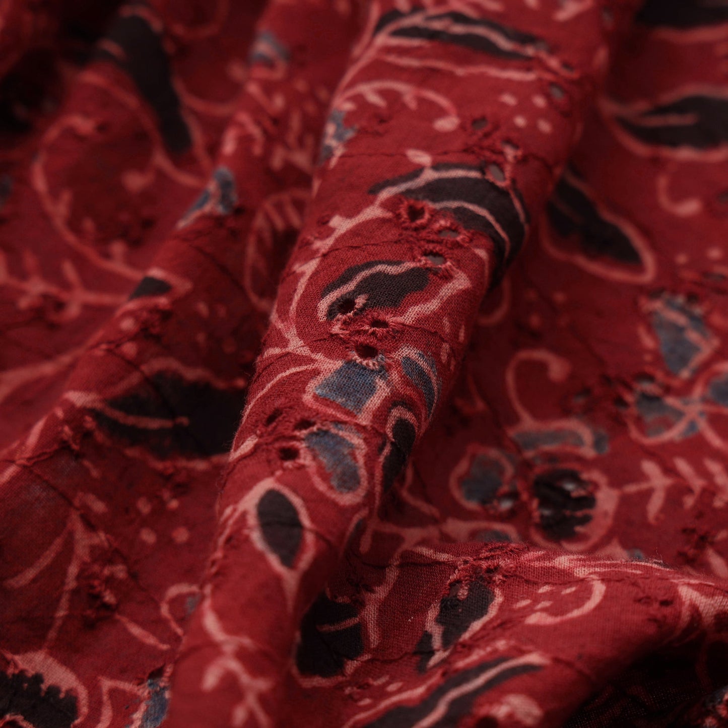 Hakoba natural dyed cotton fabric 29 - handcrafted