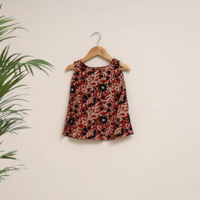 Hand bagru cotton baby girl dress (6-12 months) 02