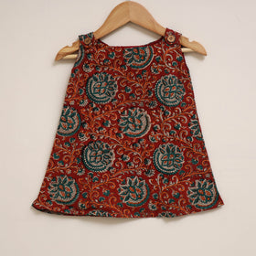 Hand bagru cotton baby girl dress (6-12 months) 06