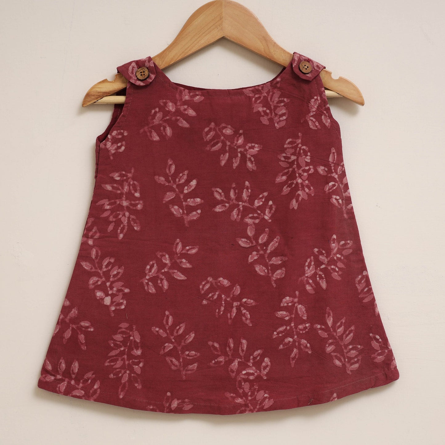 Hand bagru cotton baby girl dress (6-12 months) 12