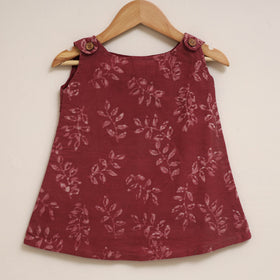 Hand bagru cotton baby girl dress (6-12 months) 12