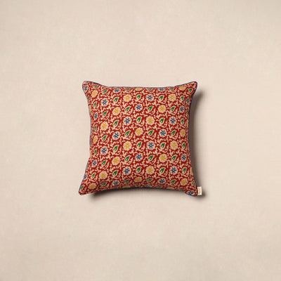 Red - hand batik cotton cushion cover 22 - handcrafted