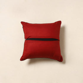 Red - hand batik cotton cushion cover 79 - handcrafted