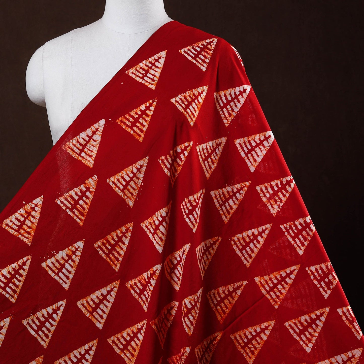 Hand batik cotton fabric 03 - handcrafted