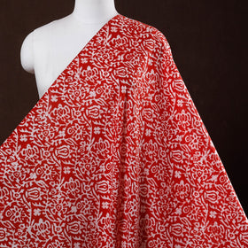 Hand batik cotton fabric 04 - handcrafted