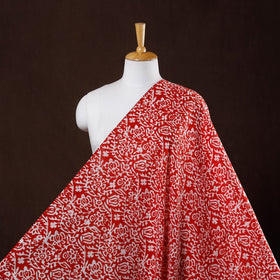 Hand batik cotton fabric 04 - handcrafted