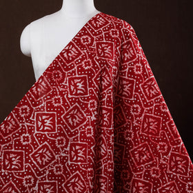 Hand batik cotton fabric 09 - handcrafted