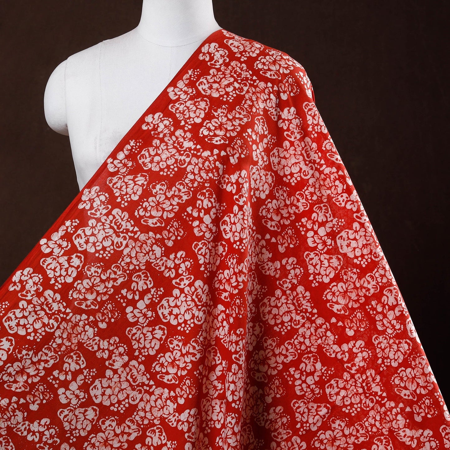 Hand batik cotton fabric 16 - handcrafted