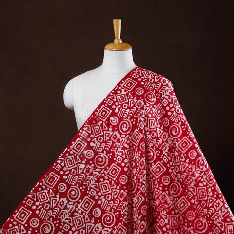 Hand batik cotton fabric 18 - handcrafted