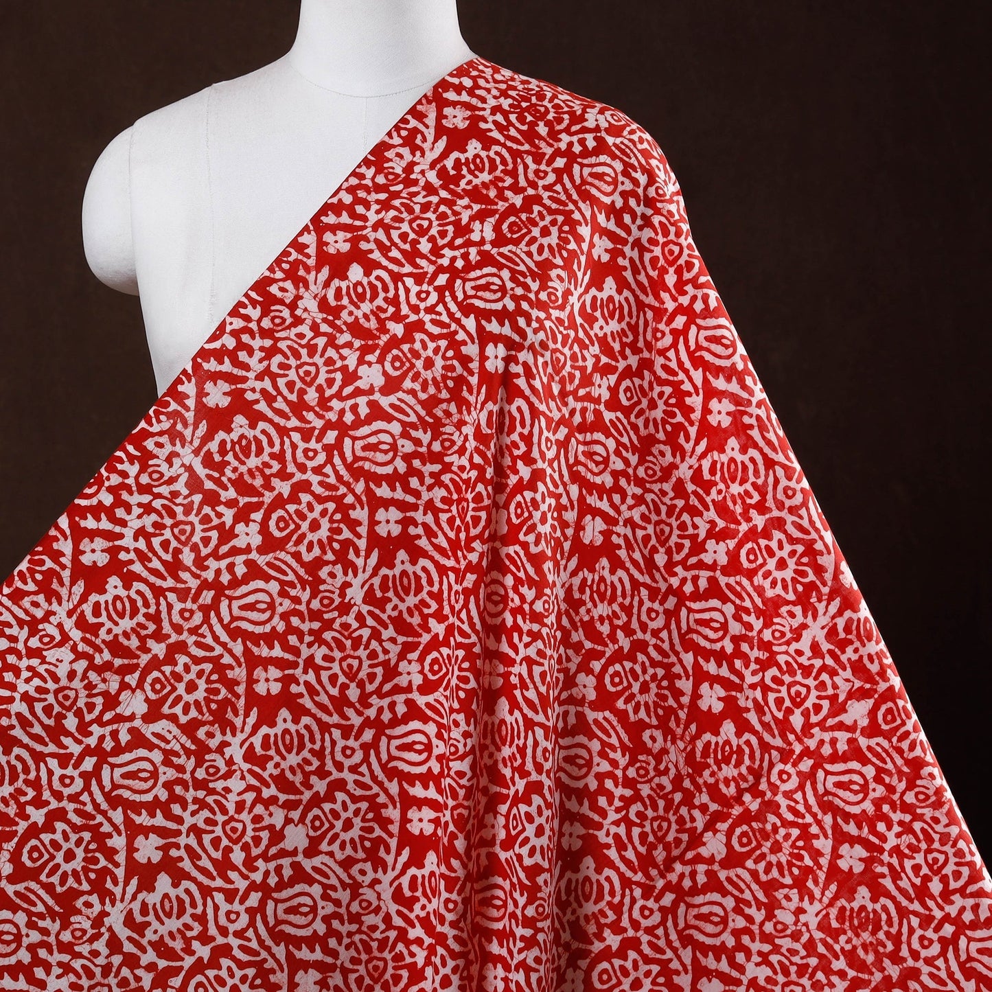 Hand batik cotton fabric 04 - handcrafted