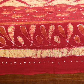 Buy Hand Batik Printed Cotton Double Bed Cover with Pillow Covers Online at iTokri.com