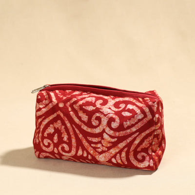 Hand Batik Printed Cotton Toiletry Pouch 02 