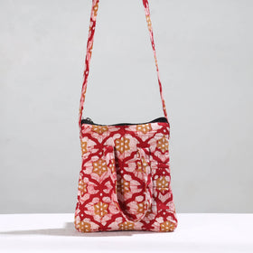  Hand Batik Printed Quilted Cotton Sling Bag 42 