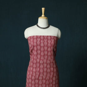 Hand block batik print cotton 3pc unstitched dress material