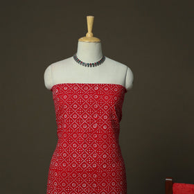 Hand batik cotton 3pc unstitched dress material 17