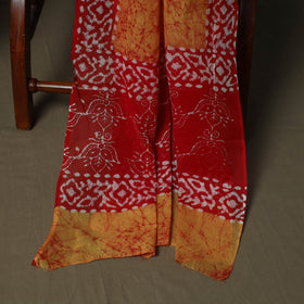 Hand batik cotton 3pc unstitched dress material 18