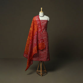 Hand batik cotton 3pc unstitched dress material 20
