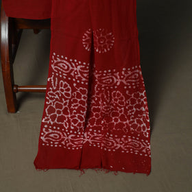 Hand batik cotton 3pc unstitched dress material 61