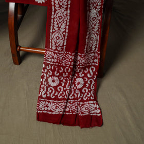 Hand block batik print cotton 3pc unstitched dress material