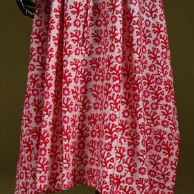 Hand batik cotton long kaftan 04 - handcrafted