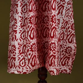 Hand batik cotton long kaftan 32 - handcrafted