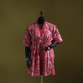 Hand batik cotton medium kaftan 42 - handcrafted