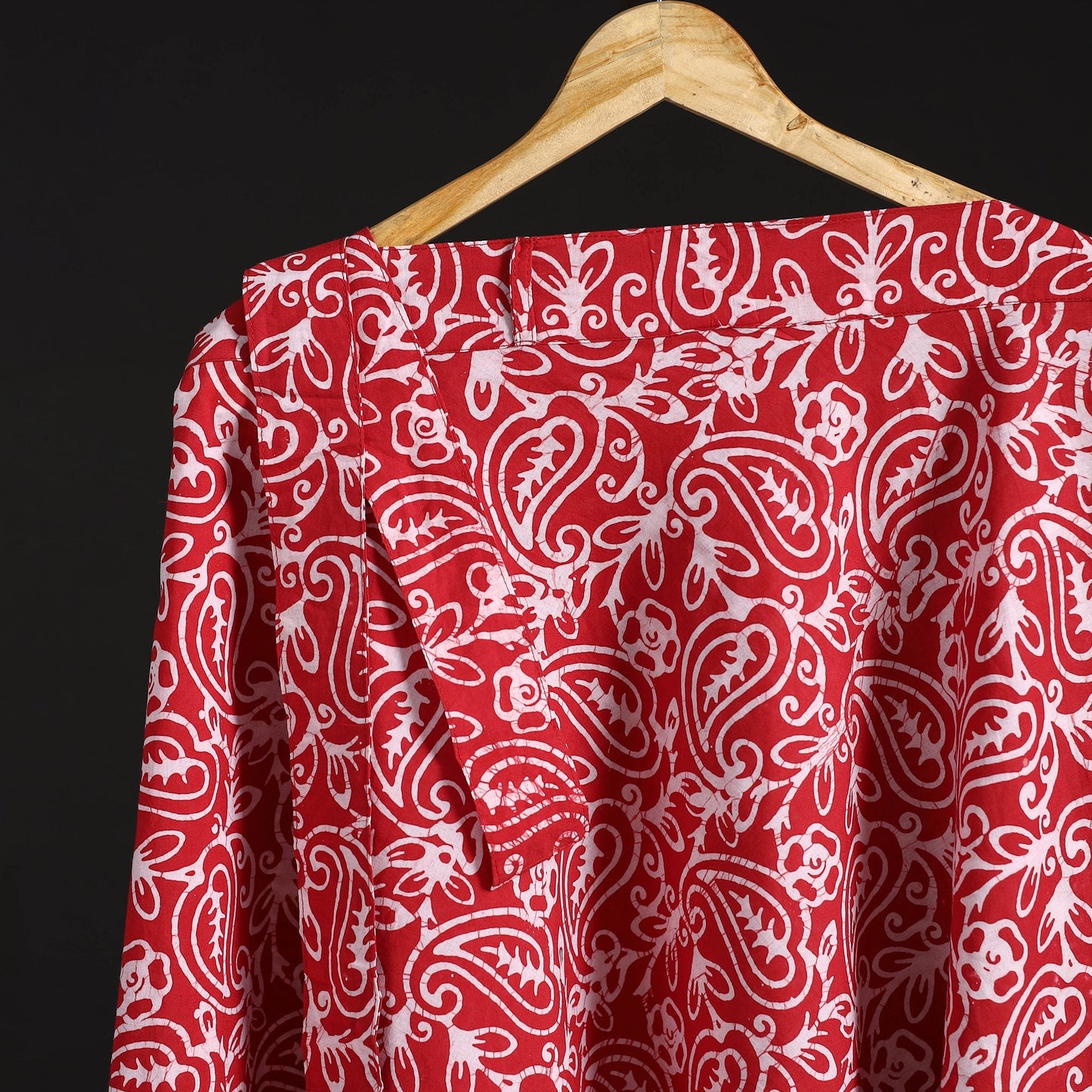 Hand batik cotton wrap around skirt 105 - handcrafted