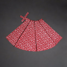 Hand batik cotton wrap around skirt 105 - handcrafted