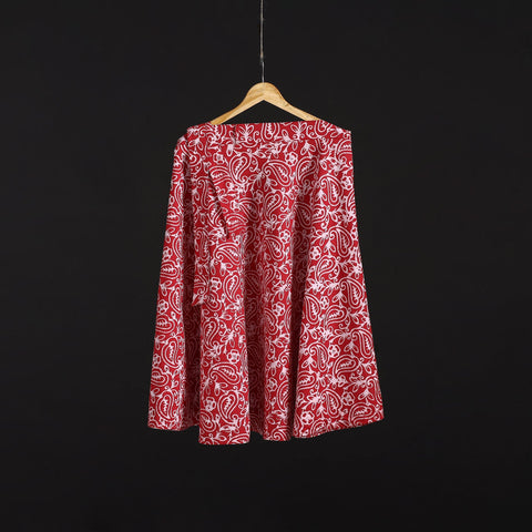 Hand batik cotton wrap around skirt 105 - handcrafted