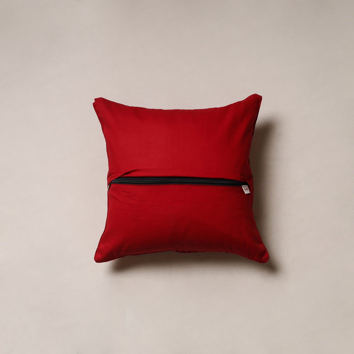 Hand block batik print cushion cover 15 - handcrafted