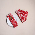 Hand block batik print table napkins (set of 4) 18