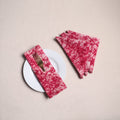 Hand block batik print table napkins (set of 4) 27