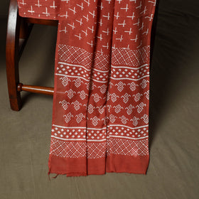 Hand block jaipur print cotton 3pc unstitched dress