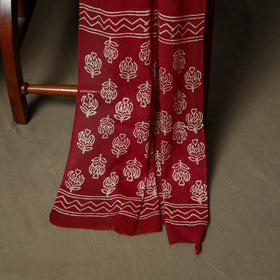 Hand block jaipur print cotton 3pc unstitched dress