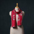 Hand block print cotton sanganeri stole 12 - handcrafted