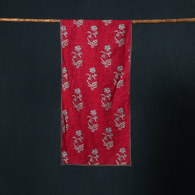 Hand block print cotton sanganeri stole 12 - handcrafted