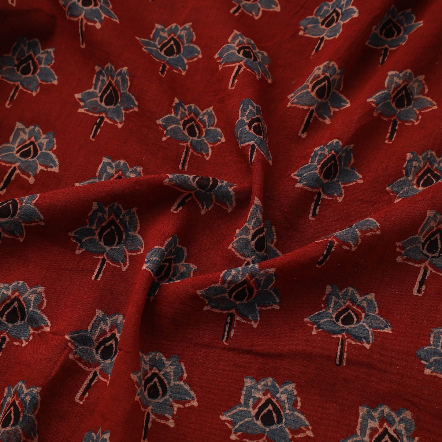 Hand pure mul cotton natural dyed fabric 10 - handcrafted