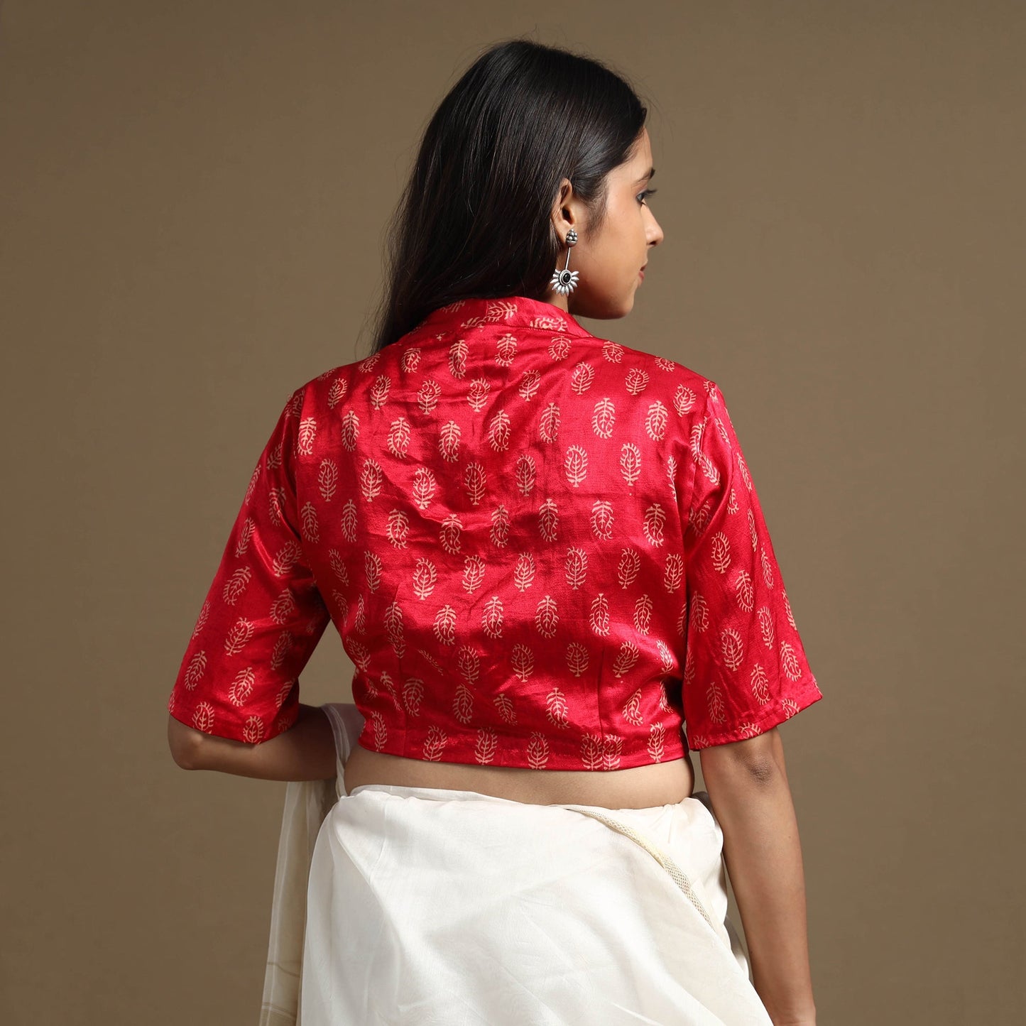 Block Print Stitched Blouse
