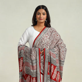 Authentic Bagh Hand Block Print Dupatta 