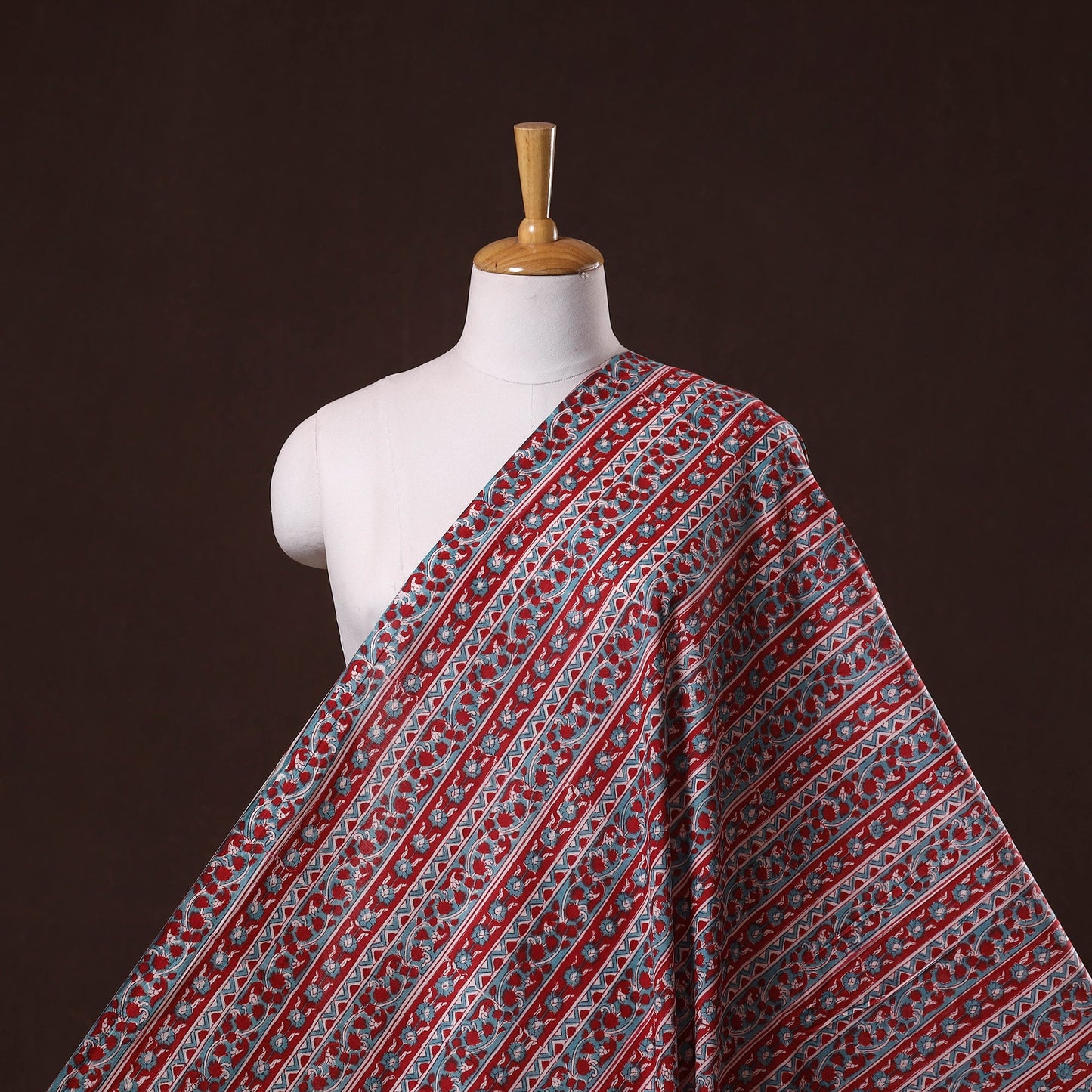 Hand cotton sanganeri fabric 27 - handcrafted