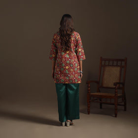 Hand cotton short sanganeri kurta for women 11 - handcrafted