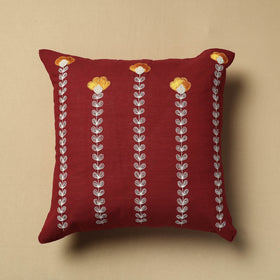 Embroidery Cotton Cushion Cover 