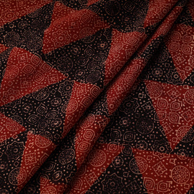 Hand natural dyed cotton fabric 47 - handcrafted