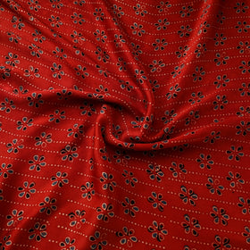 Hand natural dyed modal silk fabric 32 - handcrafted